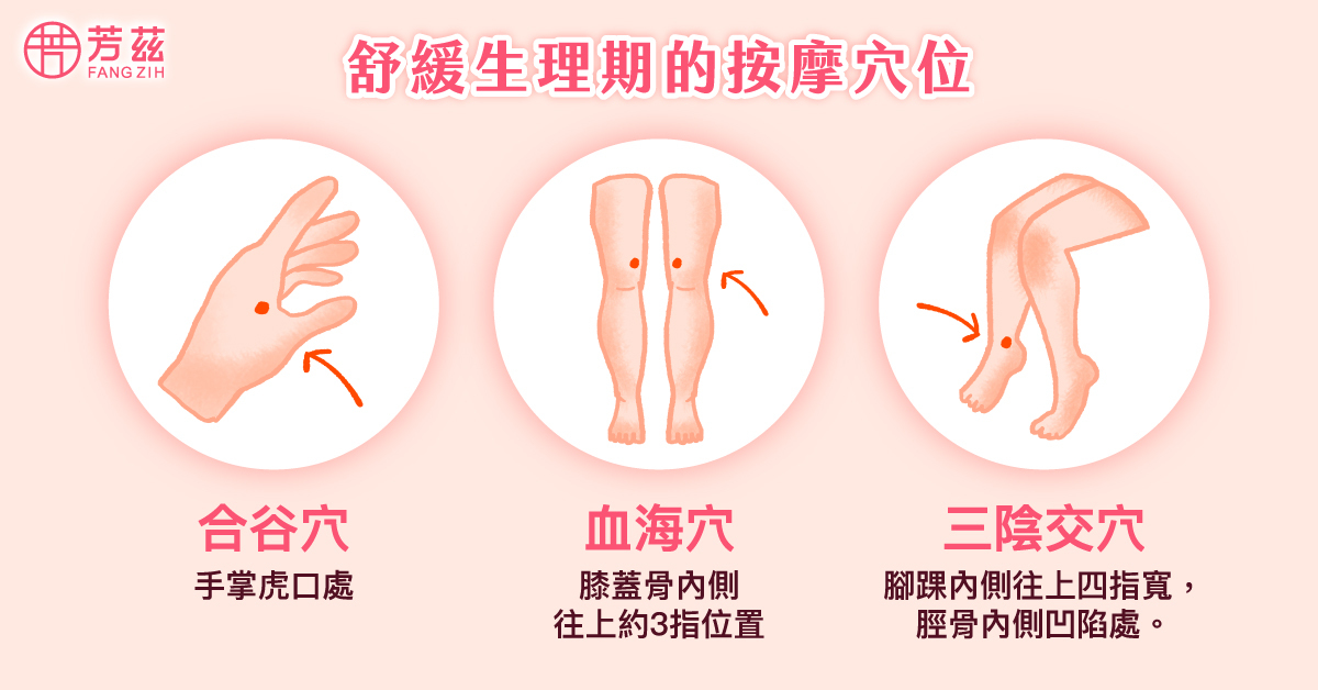 適合生理期的穴道按摩