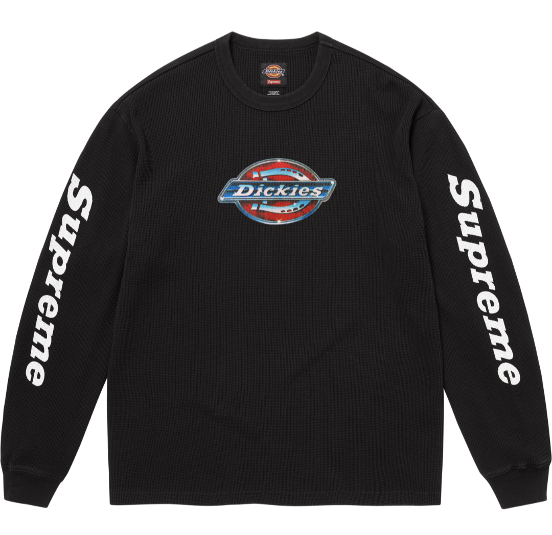 SUPREME X DICKIES THERMAL L/S TEE 長T (2色)