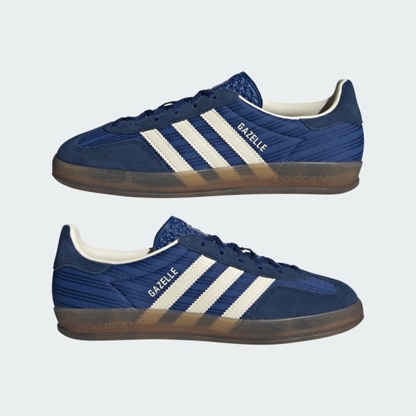Adidas 愛迪達 Gazelle Indoor W JS1410 女 休閒鞋 德訓鞋 深藍 米