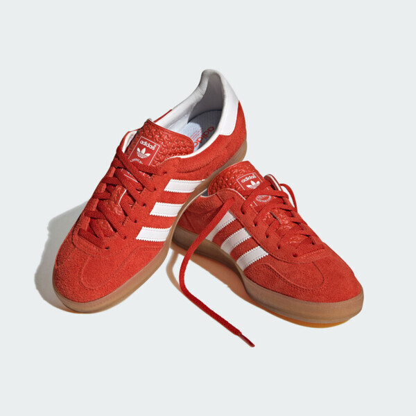 Adidas 愛迪達 Gazelle Indoor W HQ8718 女 休閒鞋 德訓鞋 舒適 紅 白