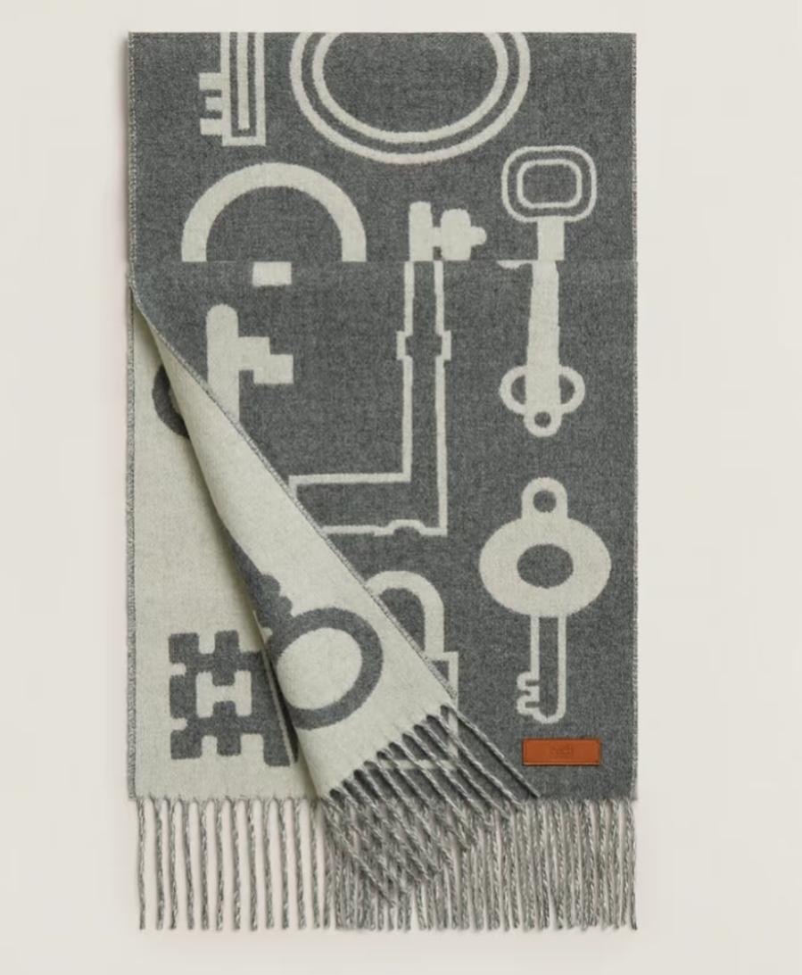 Hermes Casaque Porte Clefs Scarf