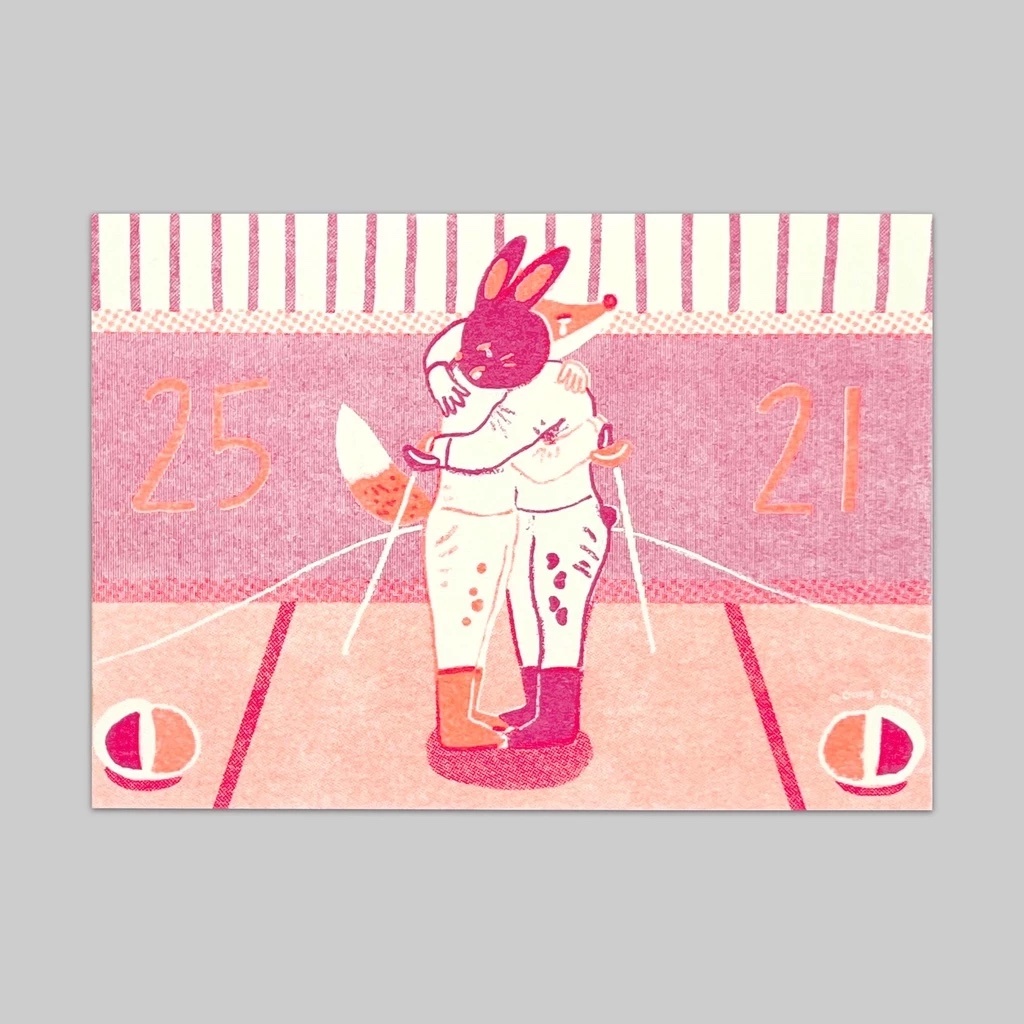 韓劇《2521》/孔版印刷明信片