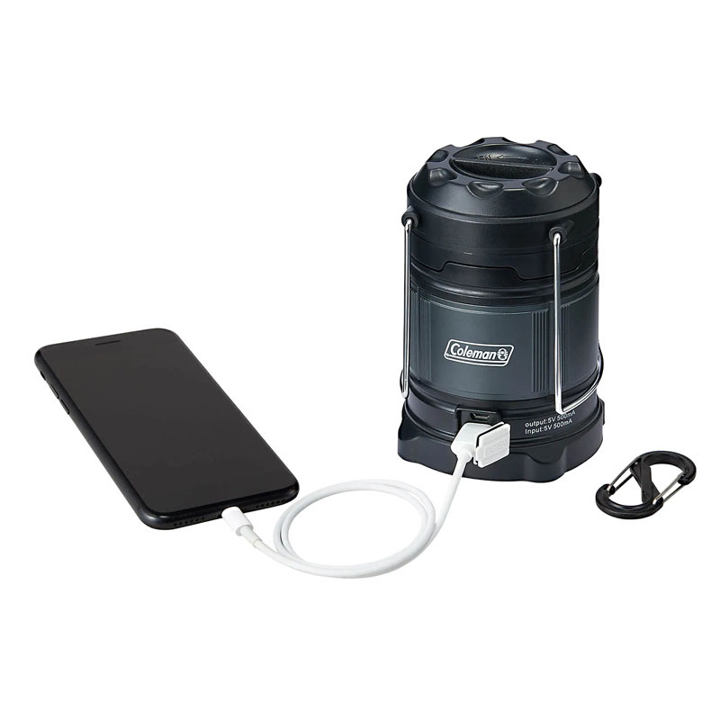 美國品牌Coleman 300LM 充電式或3AA伸縮 LED 露營燈-MG -2206792