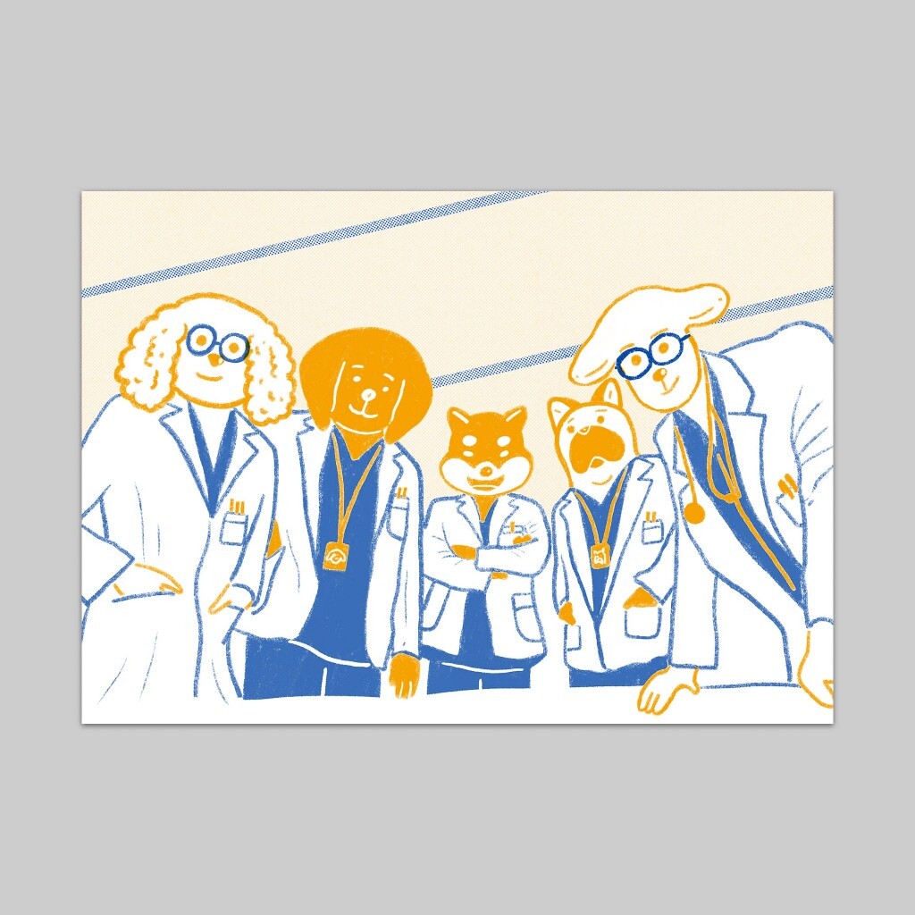 韓劇《機智醫生生活》/孔版印刷明信片