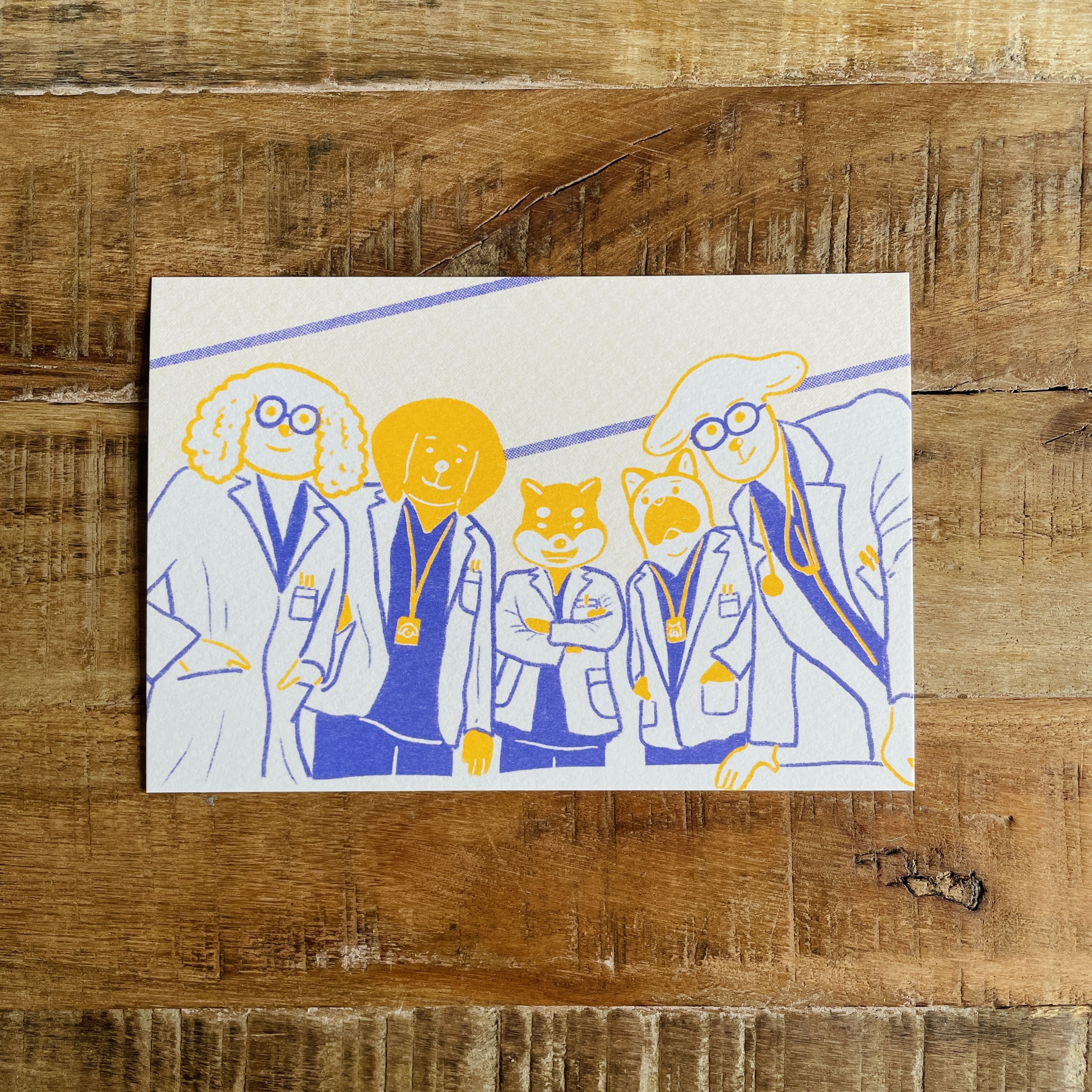 韓劇《機智醫生生活》/孔版印刷明信片