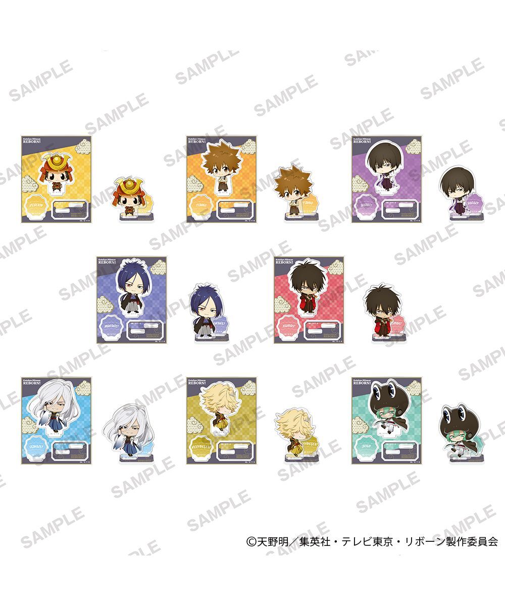 預購-「家庭教師HITMAN REBORN!」Q版壓克力立牌 和式摩登ver. 系列【日本進口精品】