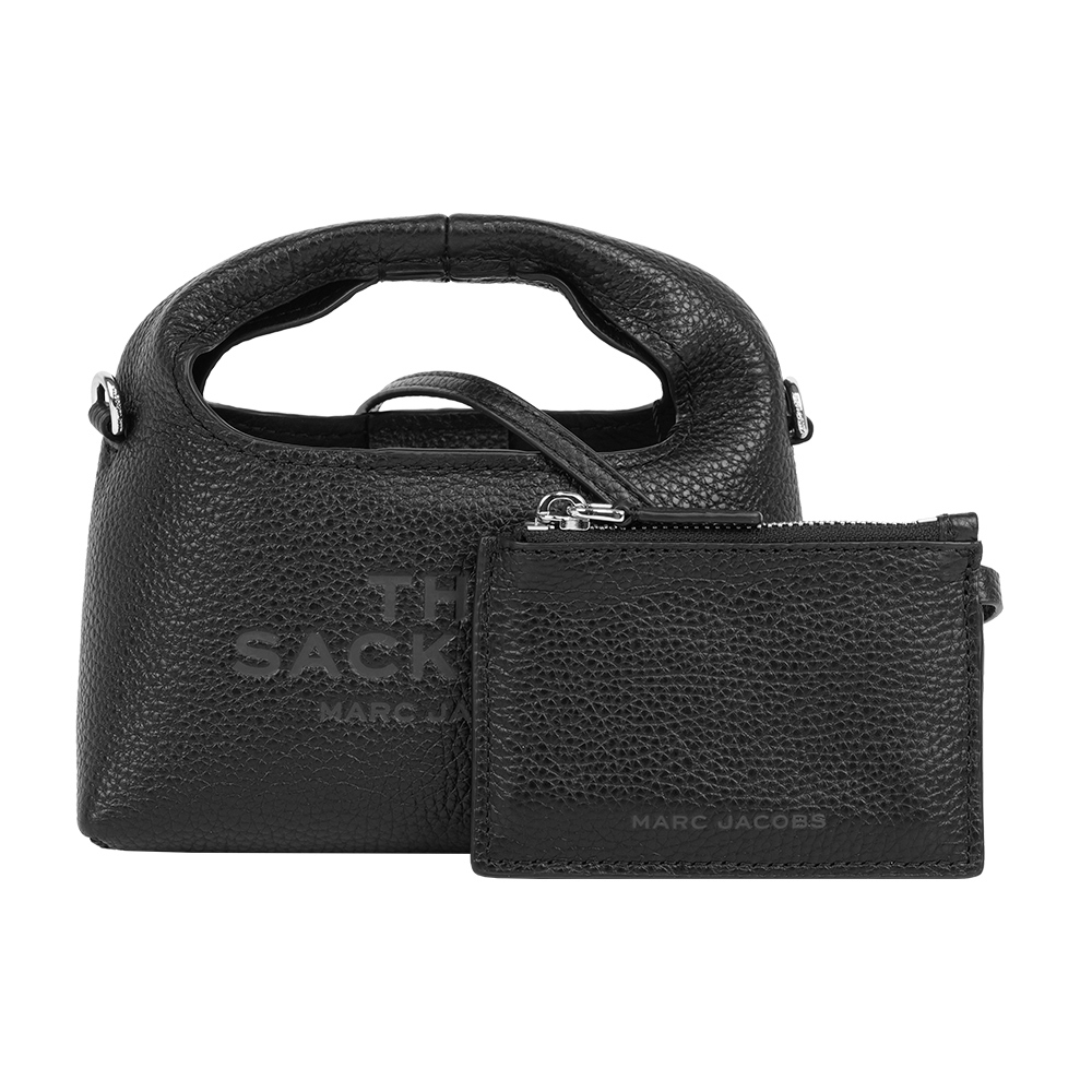 【Marc Jacobs】The Sack Bag 牛皮二用包(Micro)(黑色)