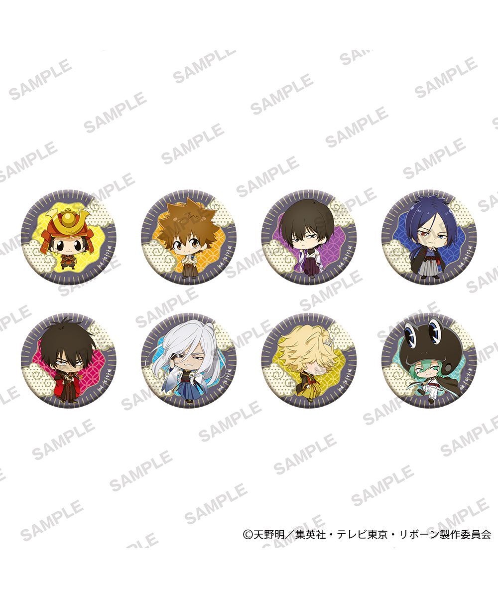 預購-「家庭教師HITMAN REBORN!」集換式Q版亮粉徽章 和式摩登ver. BOX販售【日本進口精品】