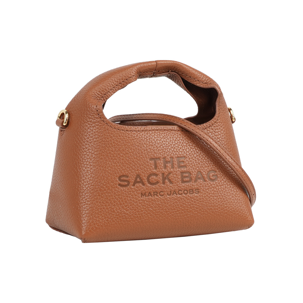 【Marc Jacobs】The Sack Bag 牛皮二用包(Micro)(堅果棕)