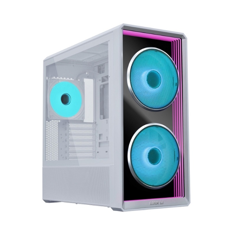 LIAN LI 聯力 LANCOOL 217 INF 無限鏡面板玻璃透側機殼 黑色/白色