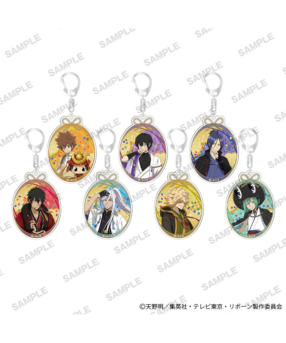 預購-「家庭教師HITMAN REBORN!」集換式壓克力吊飾 和式摩登ver. BOX販售【日本進口精品】