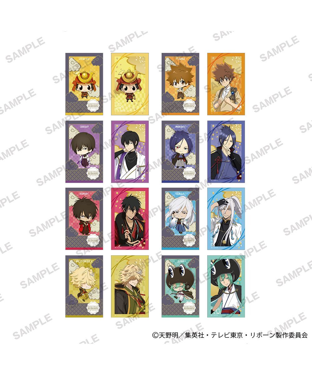 預購-「家庭教師HITMAN REBORN!」迷你劇照收藏組 和式摩登ver. BOX販售【日本進口精品】