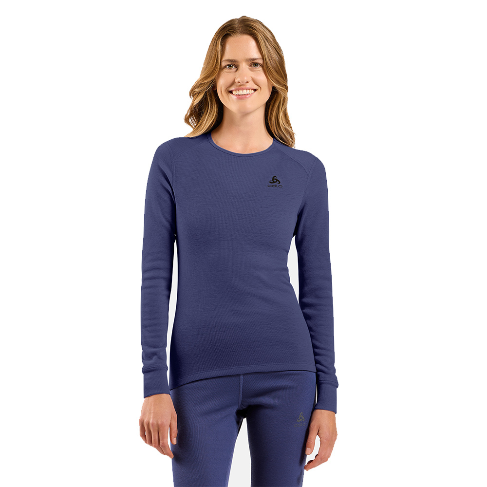 ODLO 瑞士 ECO 銀離子加強保暖圓領衣 女款 (2色) 12OD159221