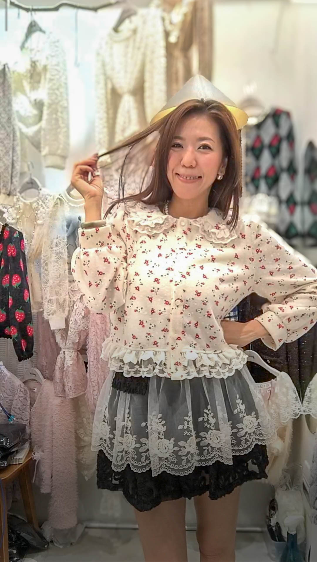 🎈K6346  ▶️小花外套 👉B:112-152cm L:52cm
