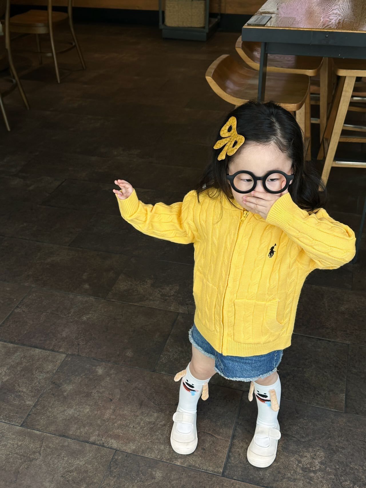 🐎𝐏𝐨𝐥𝐨 𝐑𝐚𝐥𝐩𝐡 𝐋𝐚𝐮𝐫𝐞𝐧 麻花針織連帽拉鍊外套 親子裝  斷碼