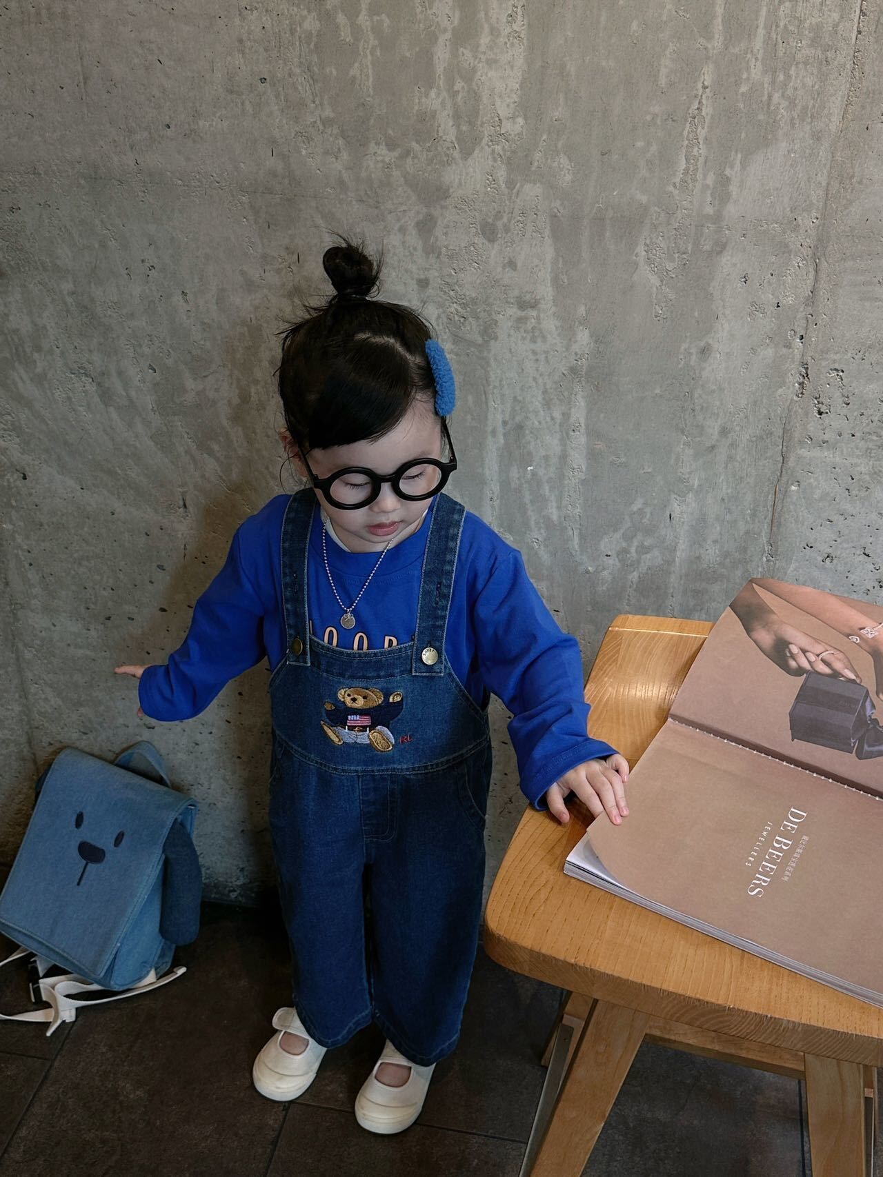 🐎𝐏𝐨𝐥𝐨 𝐑𝐚𝐥𝐩𝐡 𝐋𝐚𝐮𝐫𝐞𝐧 小熊牛仔背帶褲