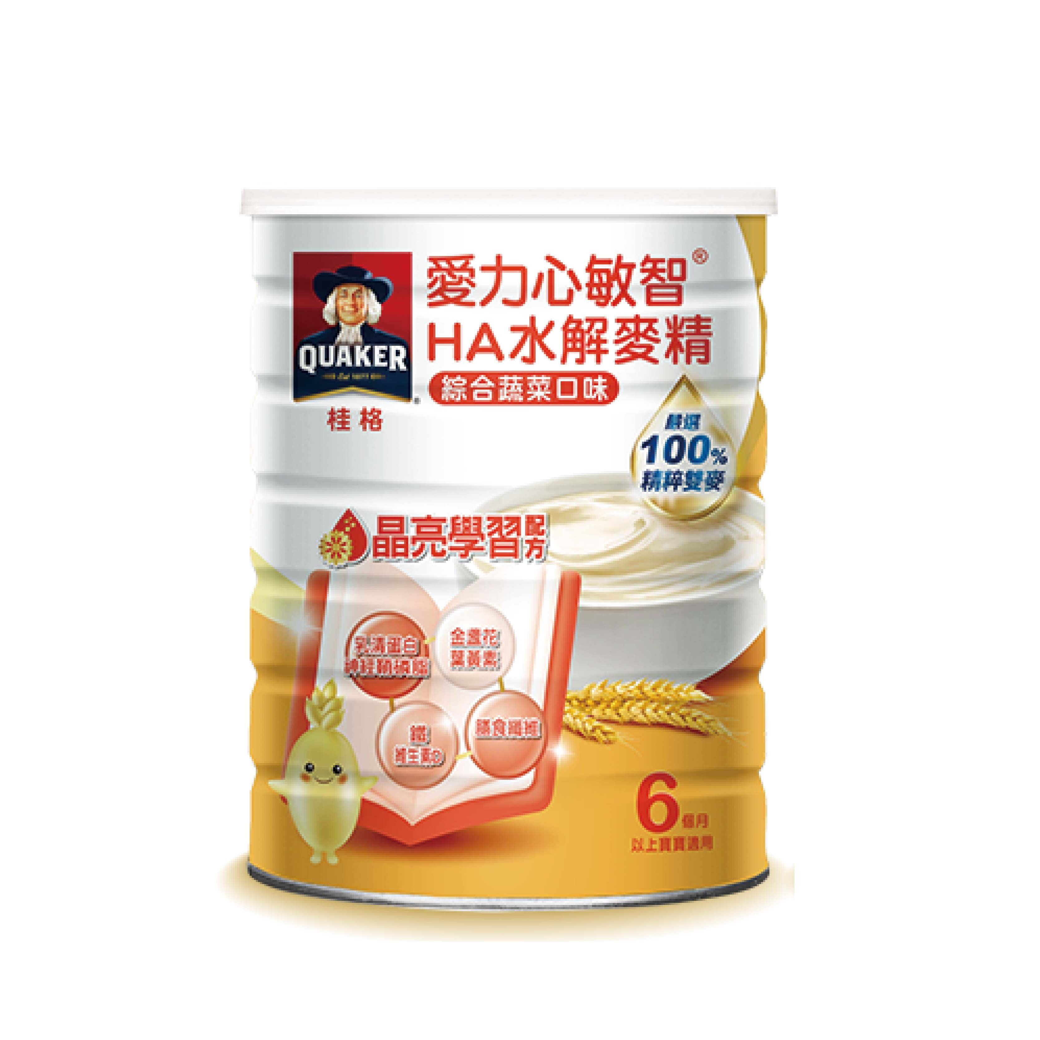 桂格 敏智HA水解麥精 晶亮學習配方700g