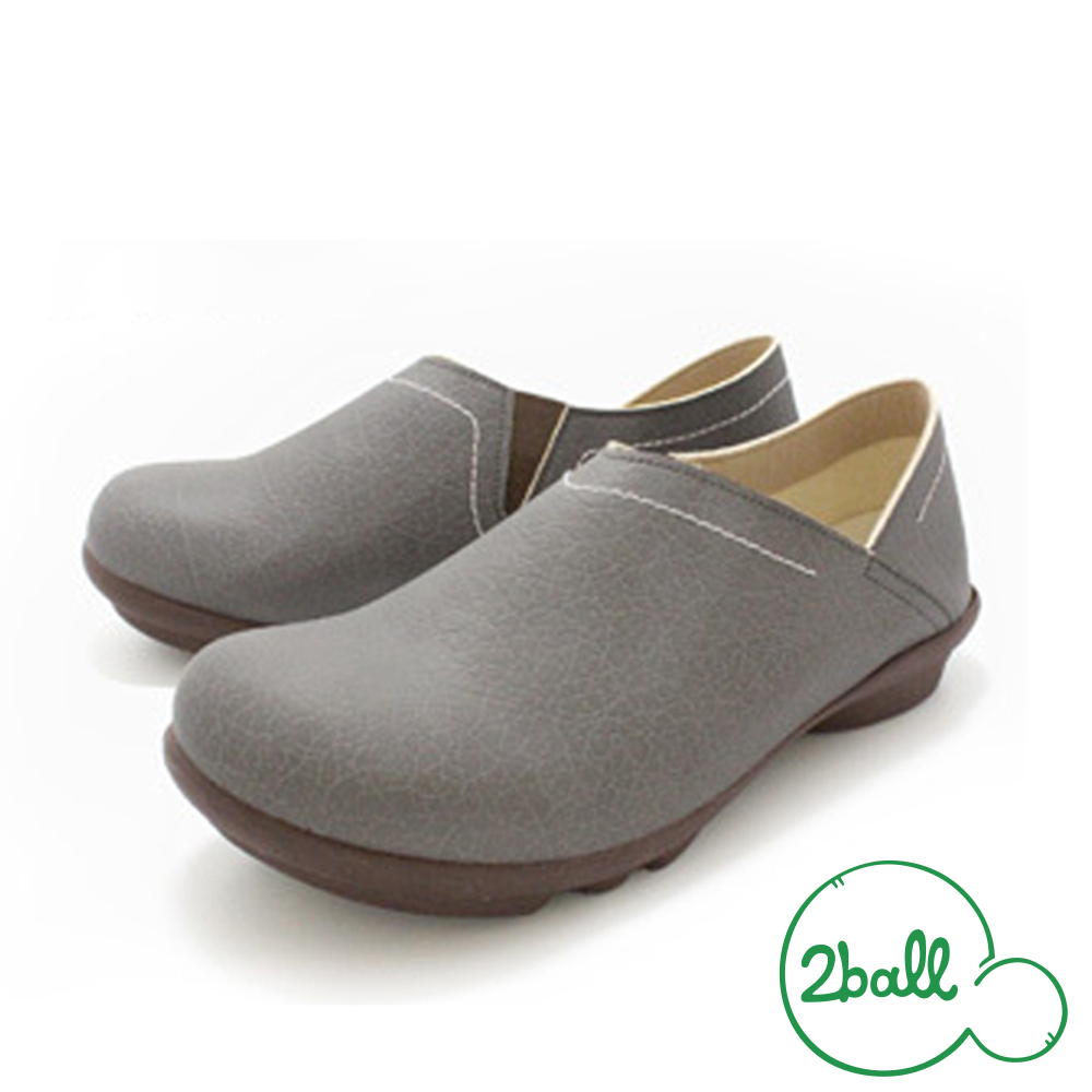 大阪樂步健康鞋 2ball 時尚懶人便鞋TB108(LGY-淺灰色)