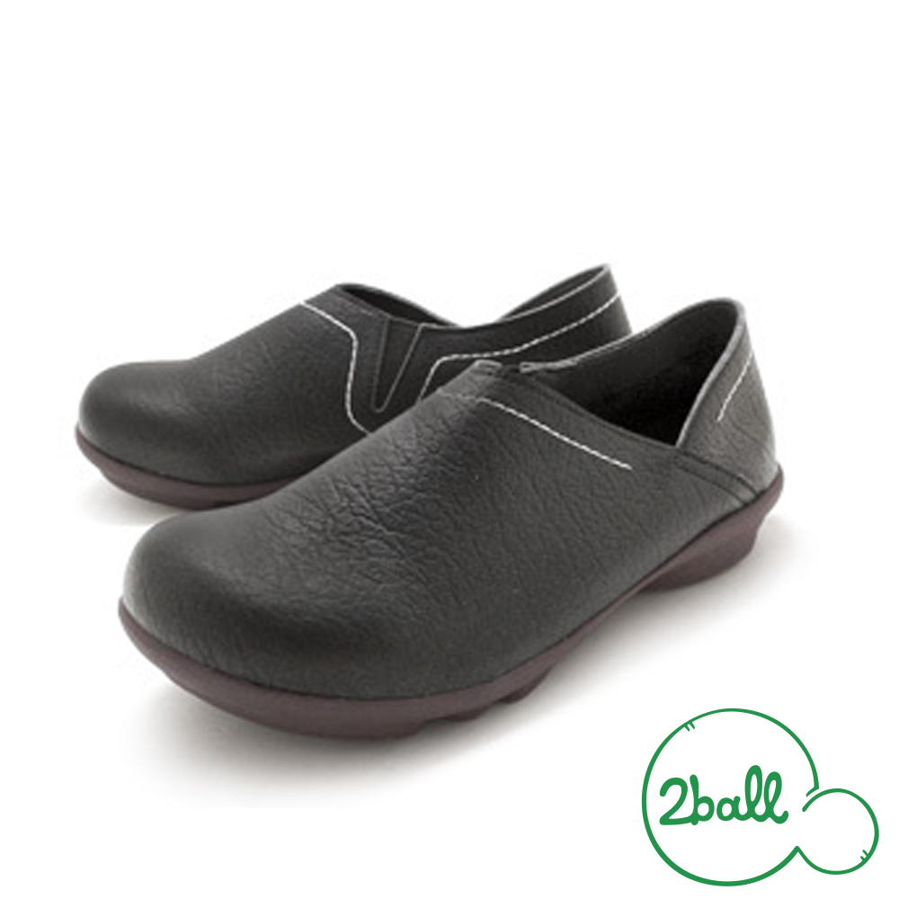 大阪樂步健康鞋 2ball 時尚懶人便鞋TB108(BLK-黑色)