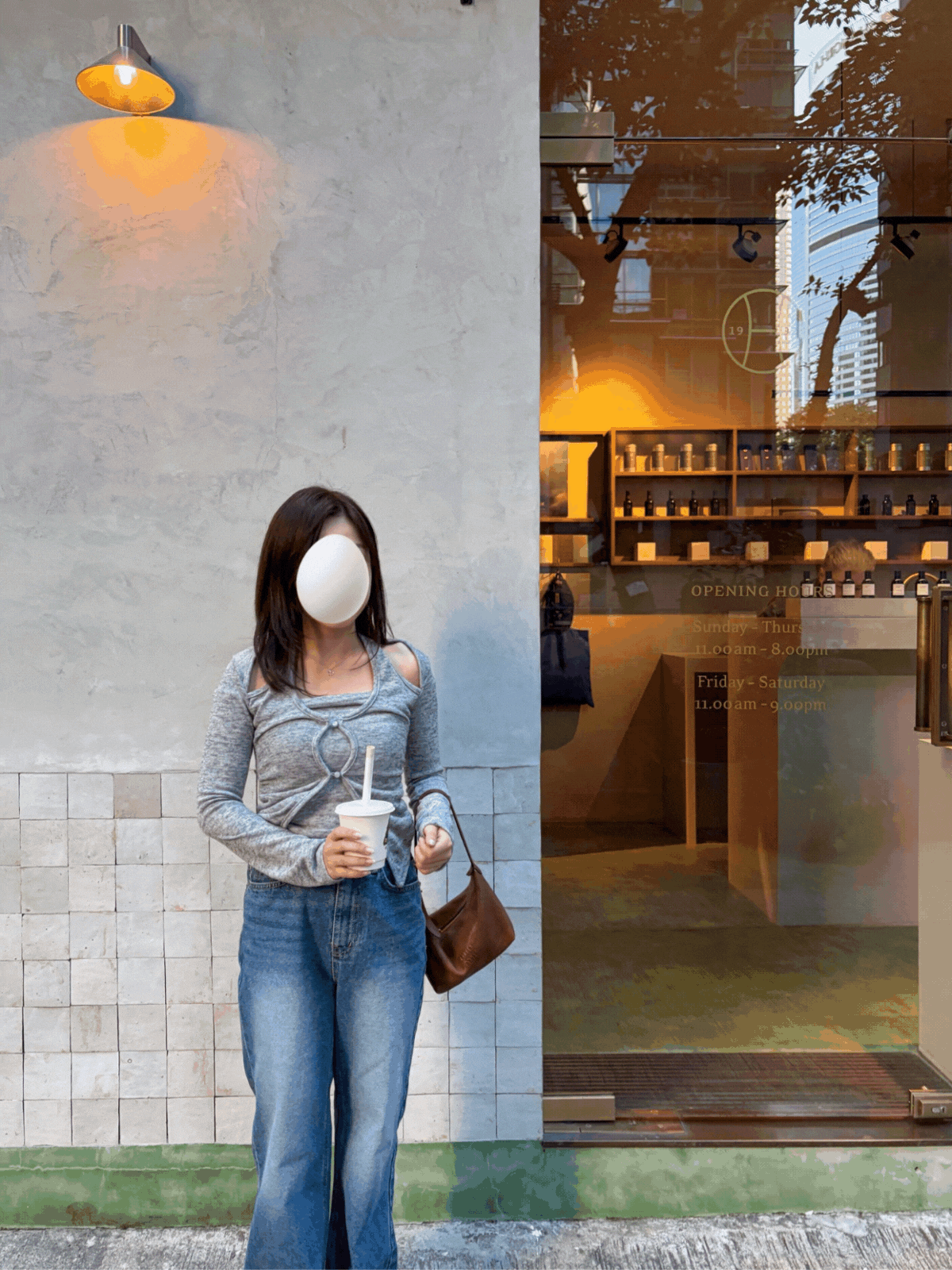 《KR》韓系假兩件小露膊上衣