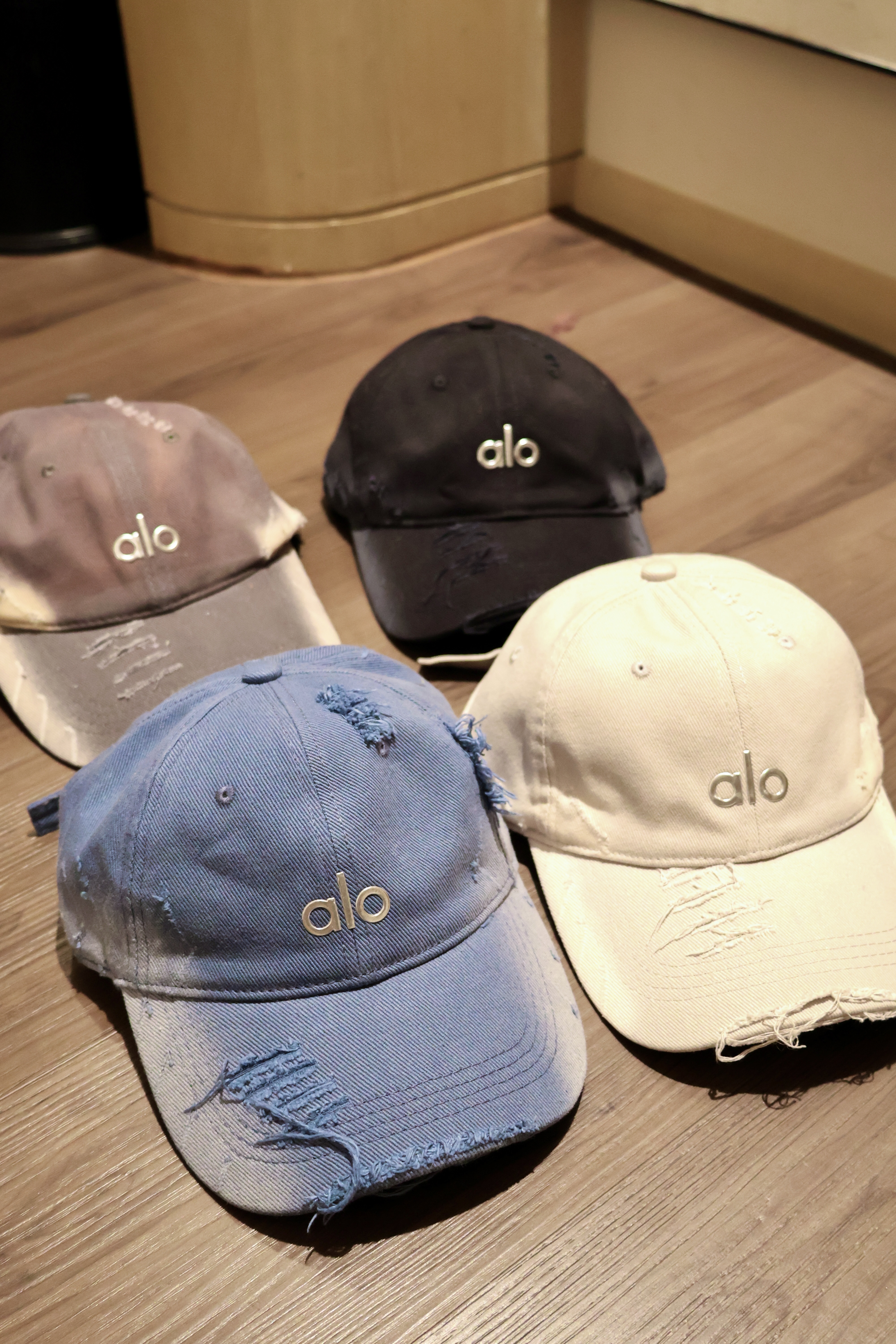 韓版水洗刷破帽🧢