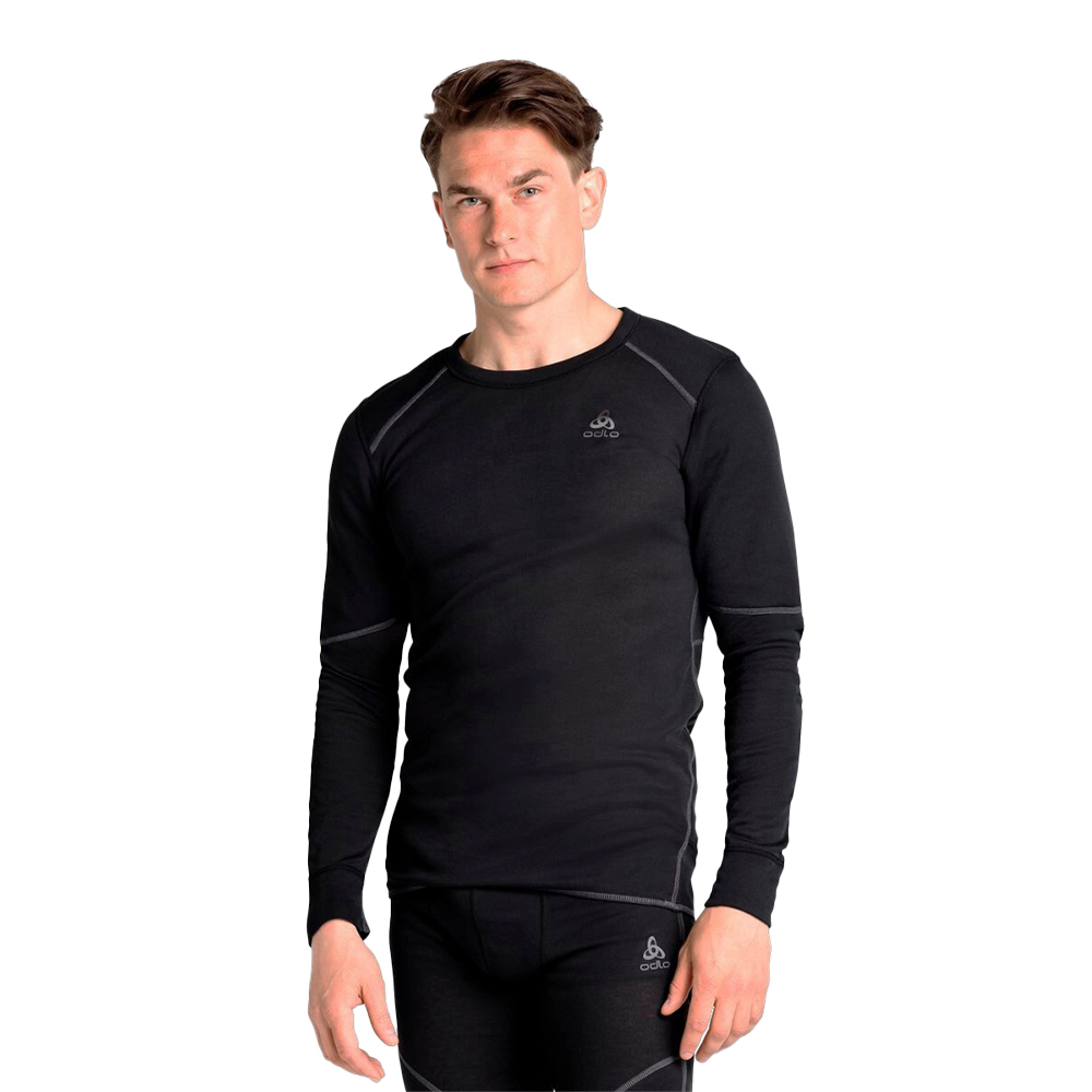 ODLO 瑞士 ECO 銀離子加強保暖圓領衣 男款 (2色) 12OD159222
