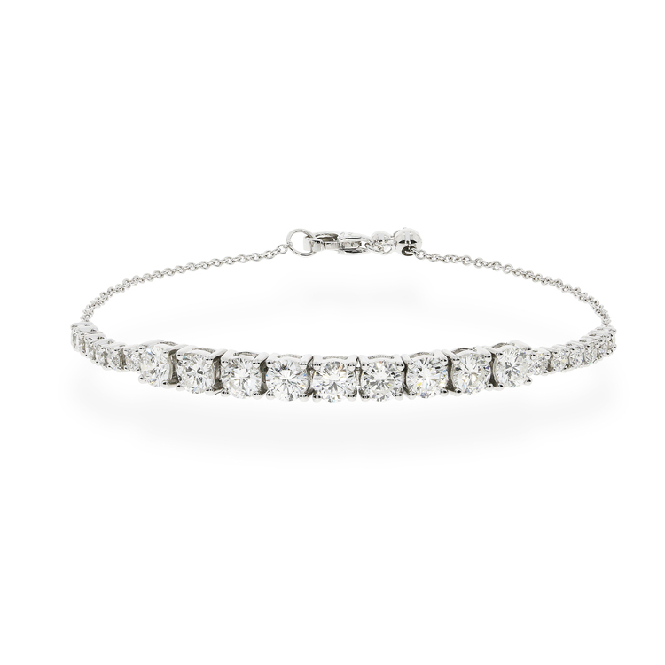 天然鑽石手鏈(可調長度)