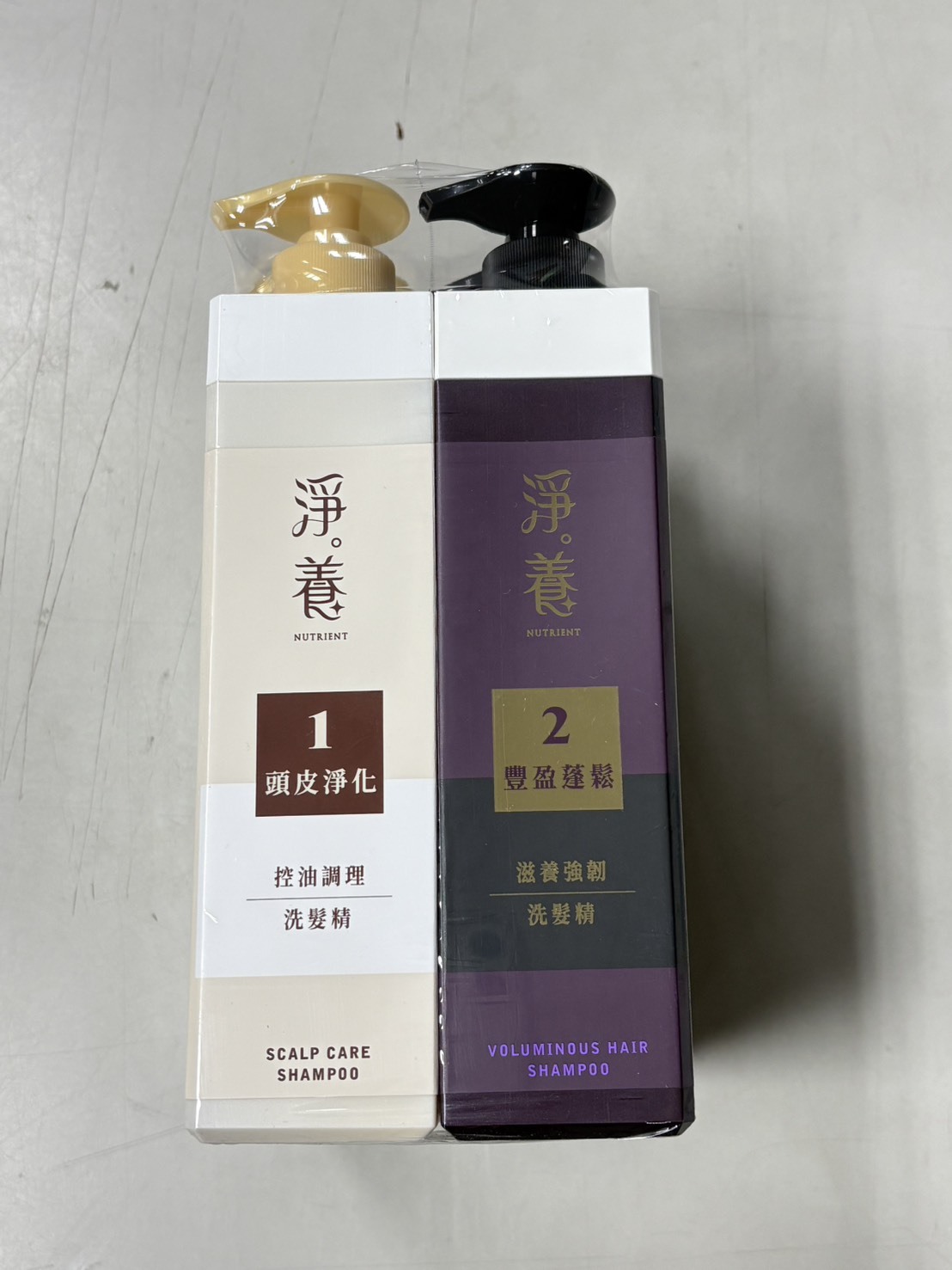 新店院∣淨養洗髮精2入(控油+滋養)