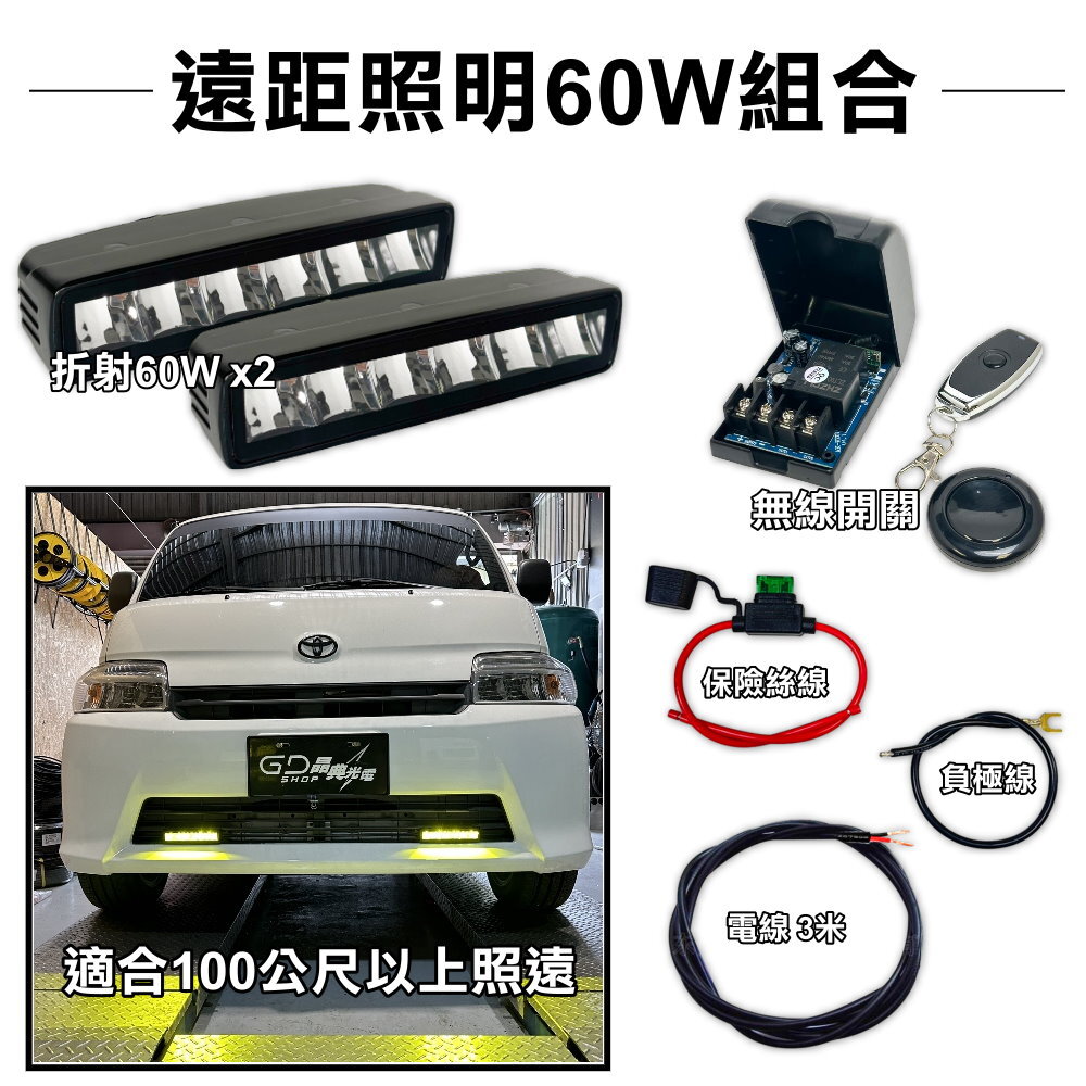 折射60W遠距離照明組合 晶典光電