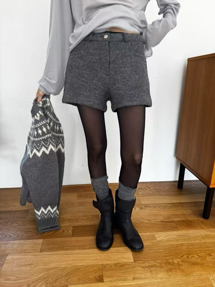 羊毛冬季短褲