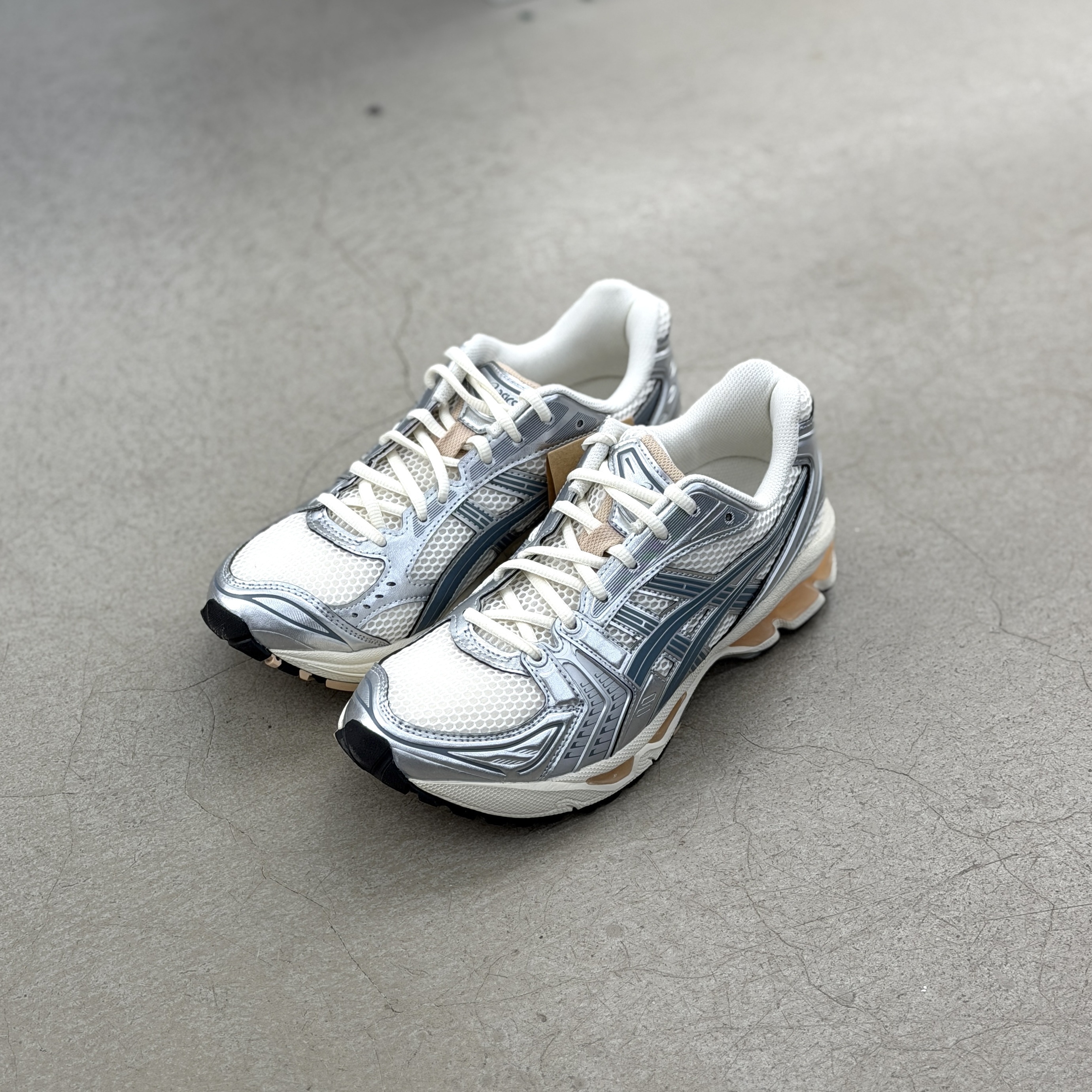 Asics Kayano 14 Birch Pure Silver Teal l 1203A537-109