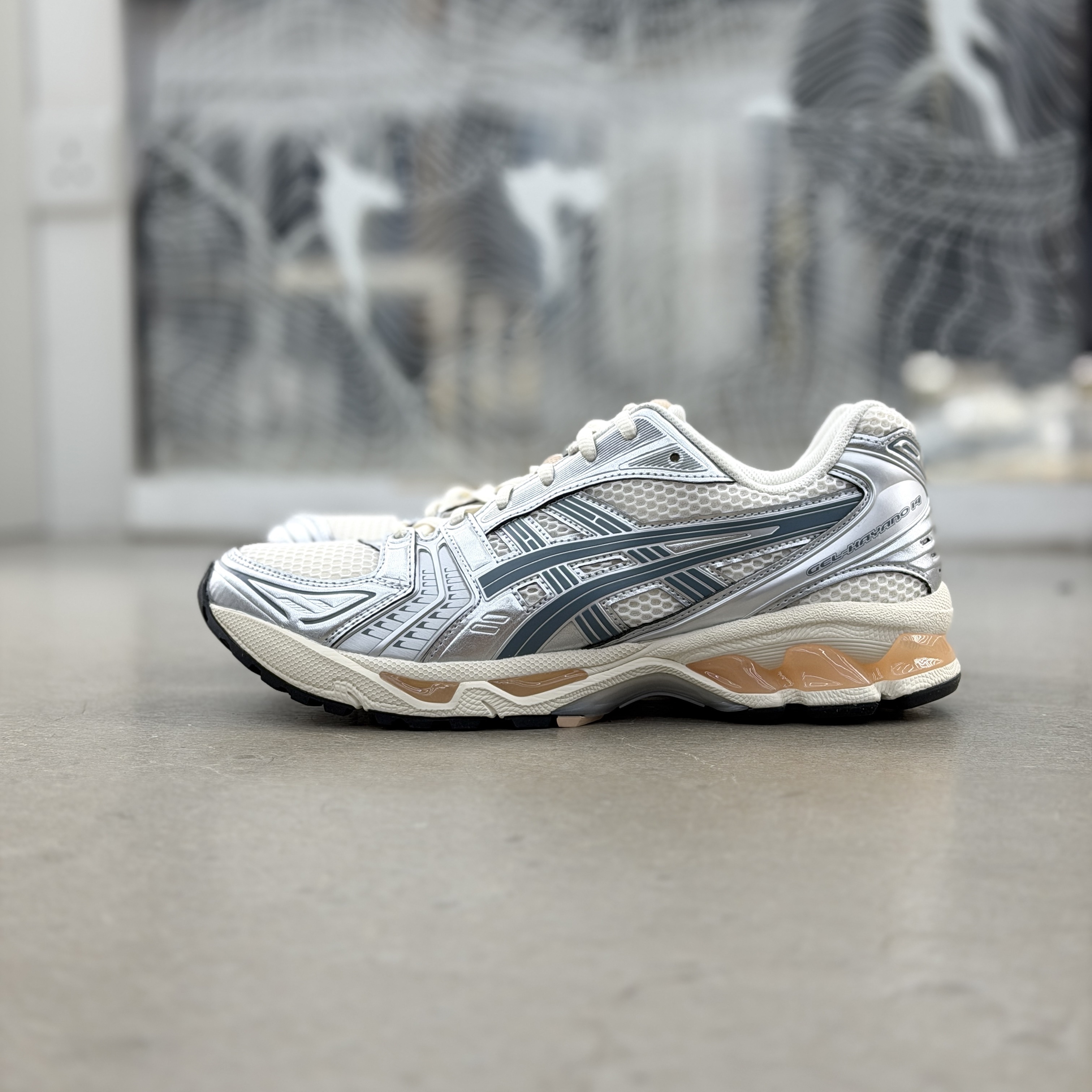 Asics Kayano 14 Birch Pure Silver Teal l 1203A537-109