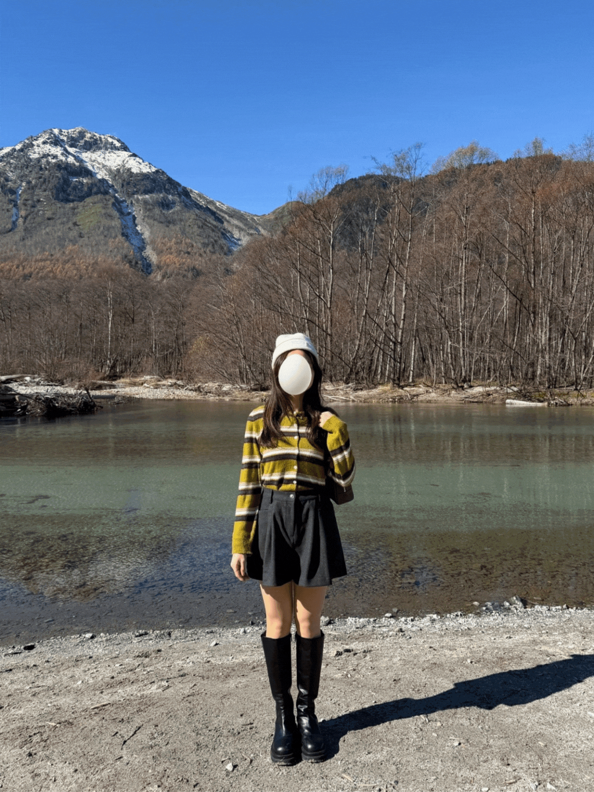 《KR》秋冬微挺身打摺傘型短褲