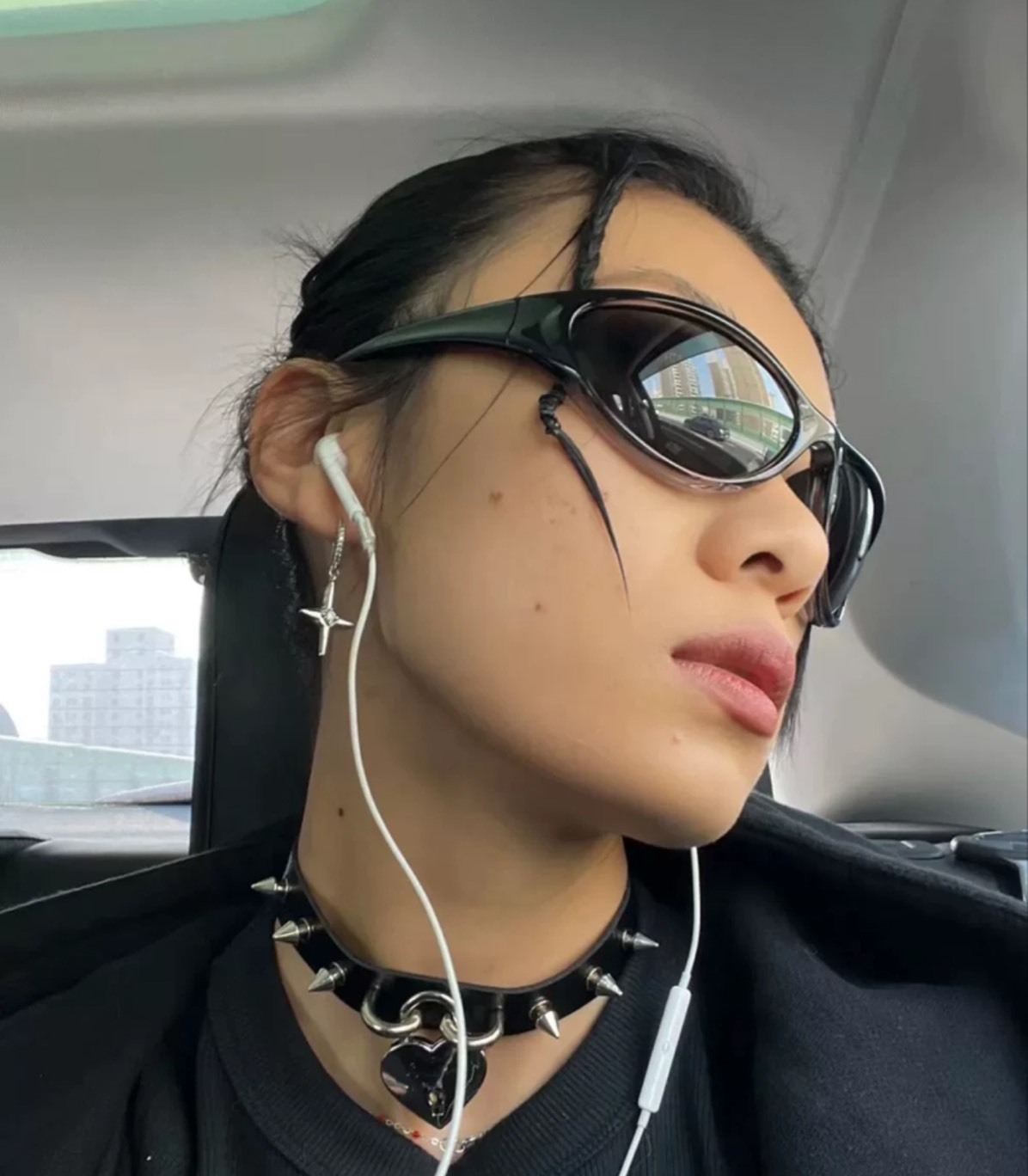 Good Value 千禧復古 橢圓 賽車 流線 墨鏡 眼鏡