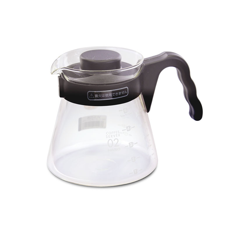 日本HARIO 700ml 玻璃咖啡壺 V60-BK -VCS-02B