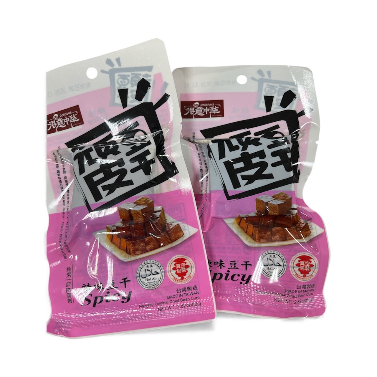 高雄分會│頑皮辣味豆干隨手包*3包