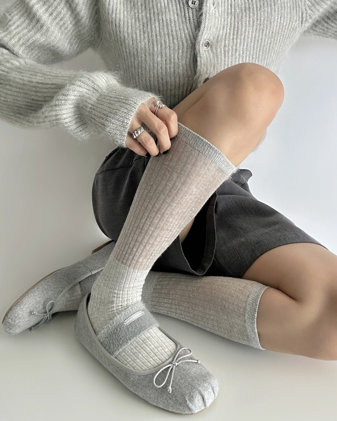 CHARLES & KEITH 小CK 蝴蝶結 瑪莉珍鞋 絨面 皮革 芭蕾舞鞋 休閒鞋 女鞋 共3色