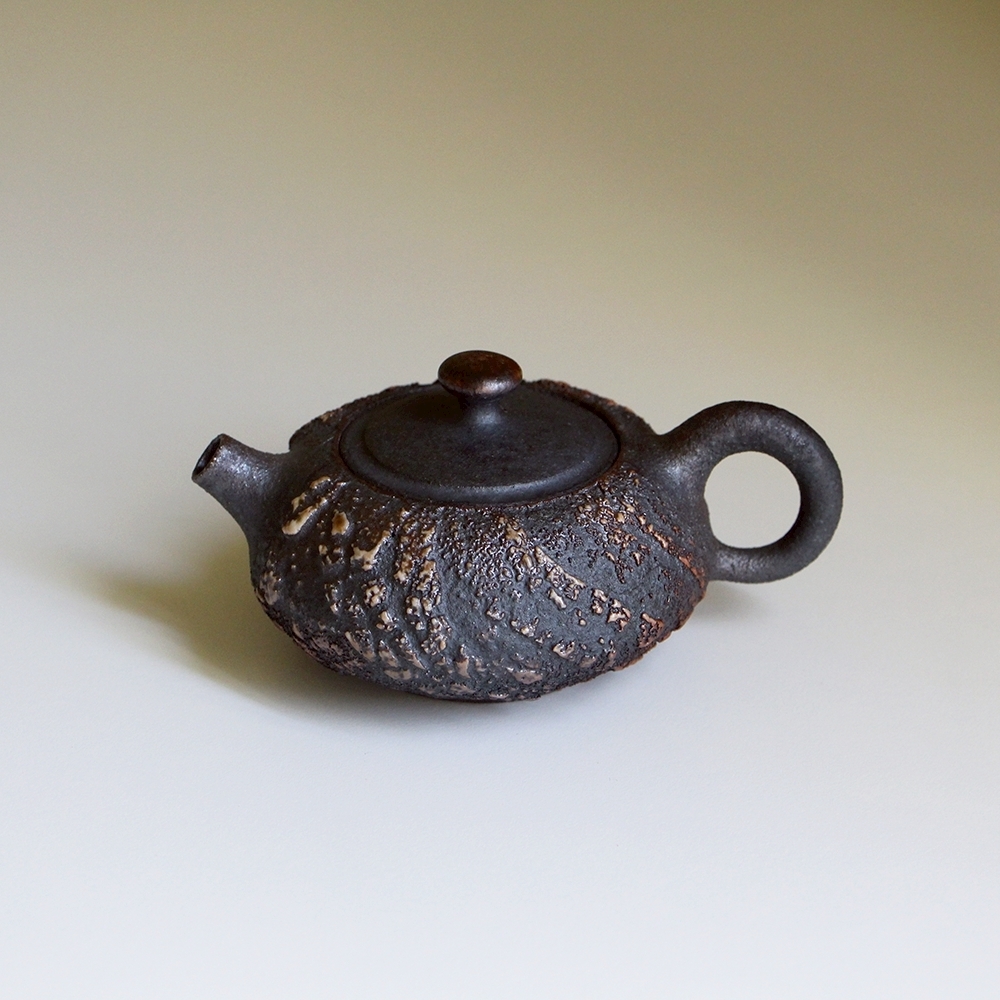 風紋年柴燒茶壺