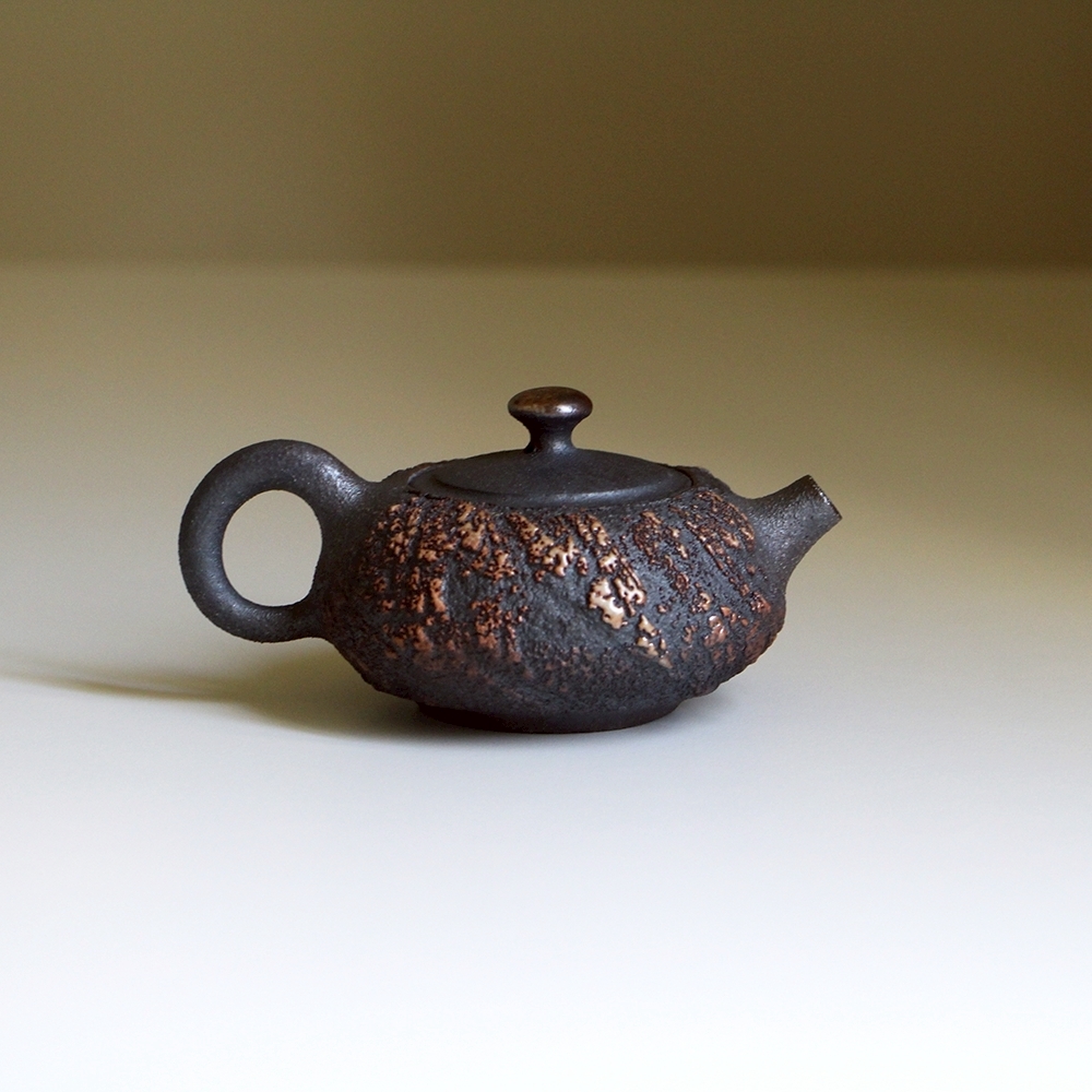 風紋年柴燒茶壺