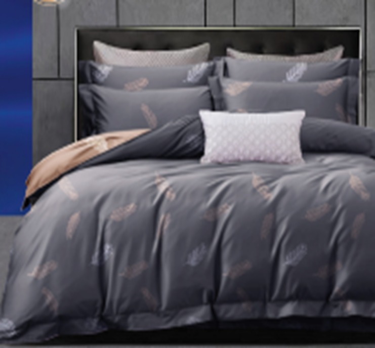 (5363)Primeval Organic 3000針 床單套裝 【羽毛圖案】