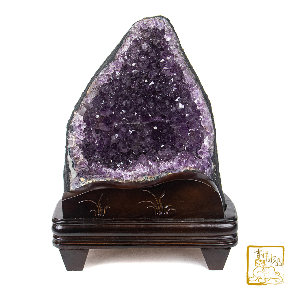 巴西紫水晶洞 14.8kg 招財進寶