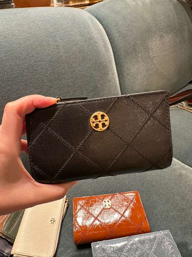 【預購】Tory Burch K1125904 logo 菱格銀包
