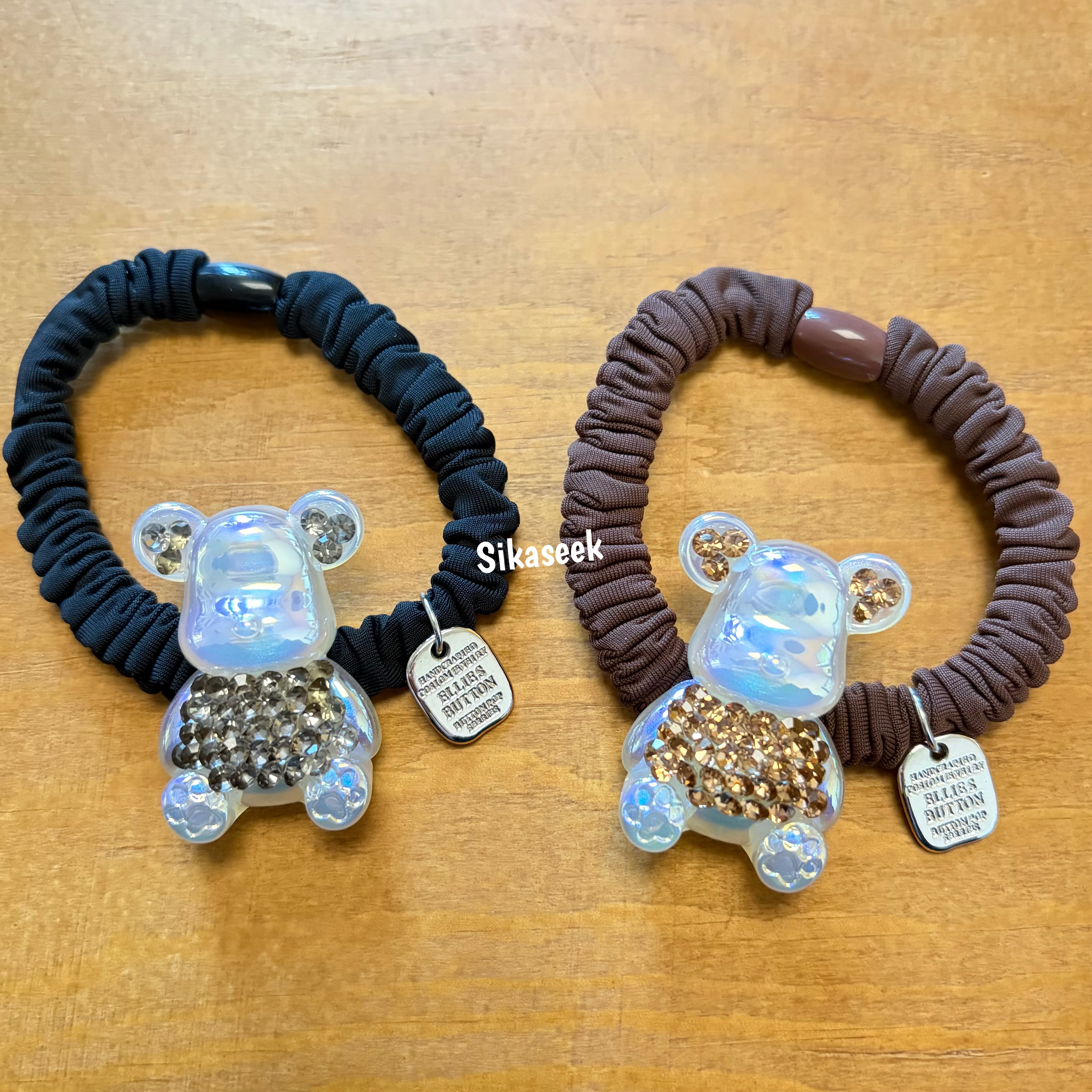 QQ幻彩立體熊髮圈