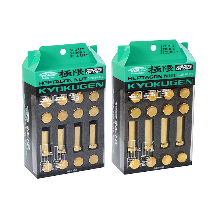 KYO-EI 協永 極限 HEPTAGON 鍛造防盜螺絲 42mm 50mm