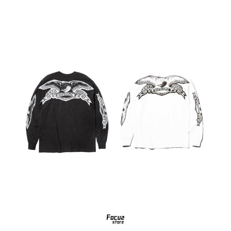 【Focus Store】預購 Supreme x ANTIHERO® FW25 Week12 Eagle L/S Tee 老鷹大圖薄長袖 兩色