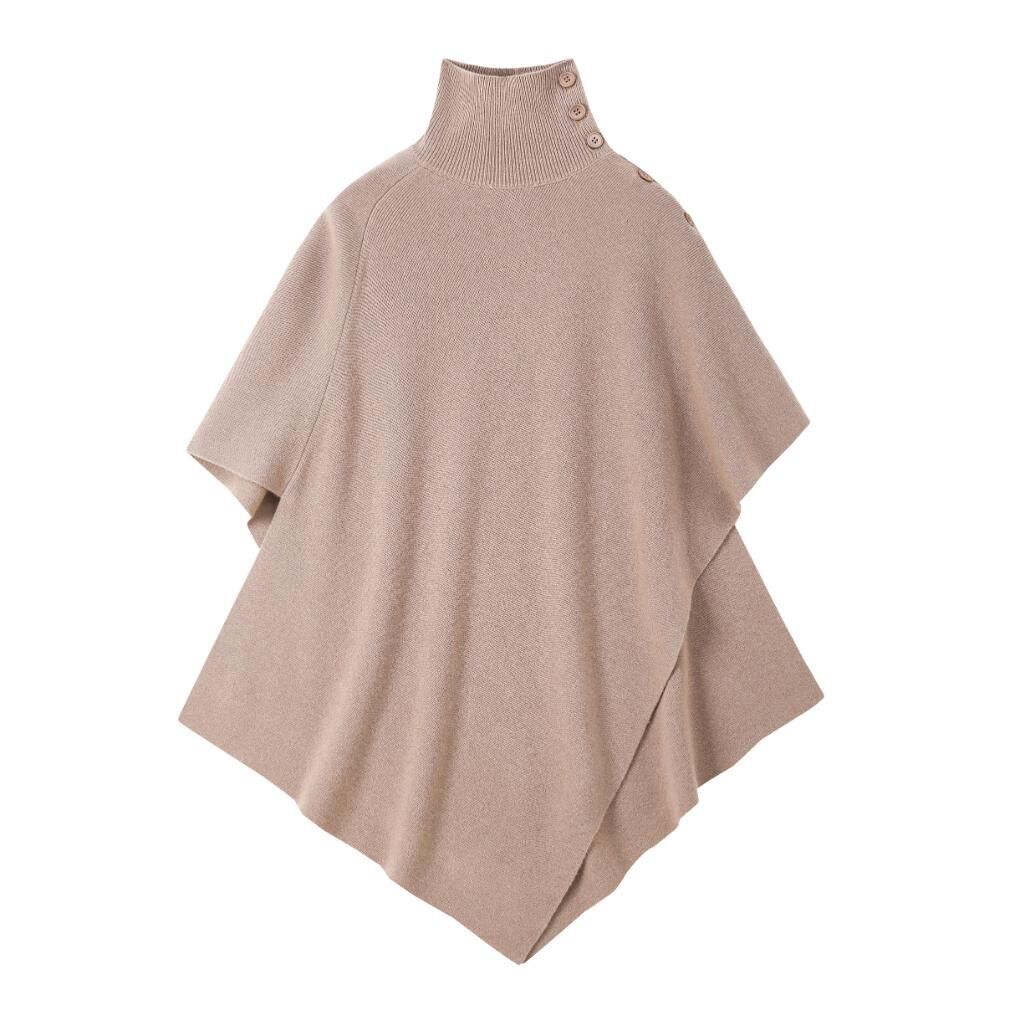 QM172-百搭羊毛大披肩-橄欖咖 (C49)