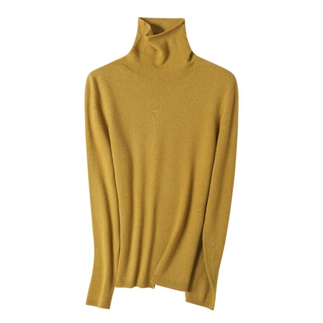 KK9886-自帶柔光黑科技無縫羊毛衫-赤金 (C18)