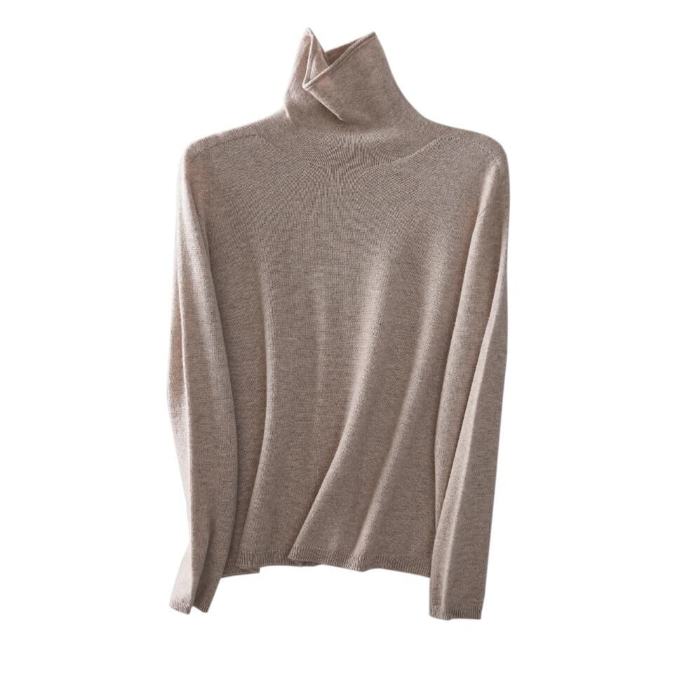 KK9886-自帶柔光黑科技無縫羊毛衫-花駝 (C14)