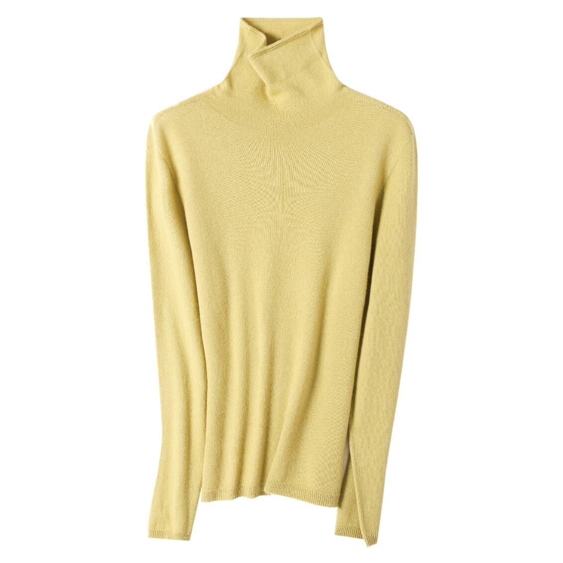 KK9886-自帶柔光黑科技無縫羊毛衫-郁金香 (C7)