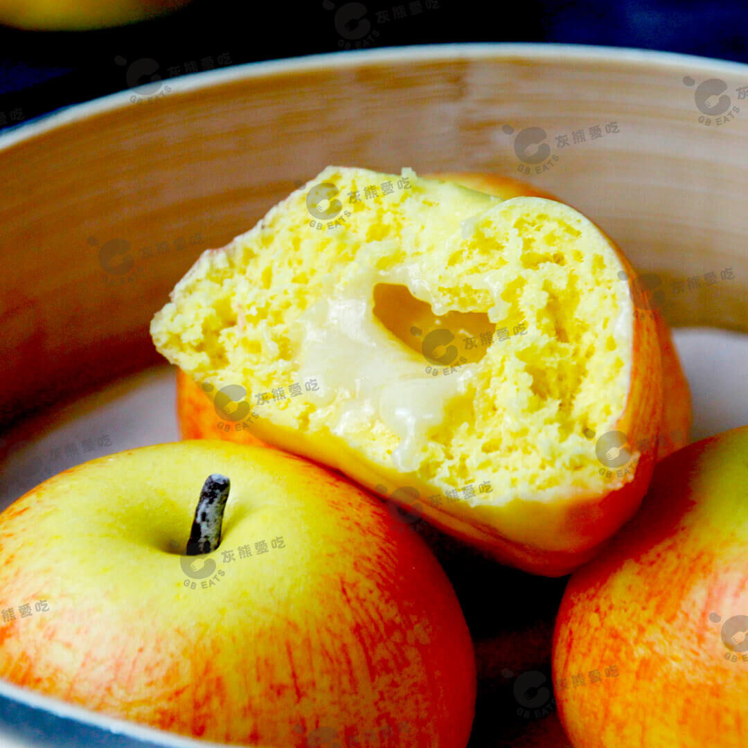 蘋果牛奶流沙包